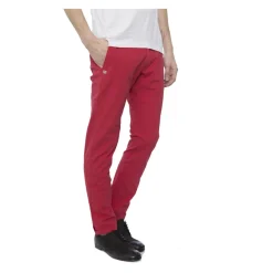 Bukser^Daniele Alessandrini Canvas Cotton Pants Rød