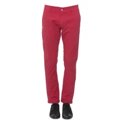 Bukser^Daniele Alessandrini Canvas Cotton Pants Rød