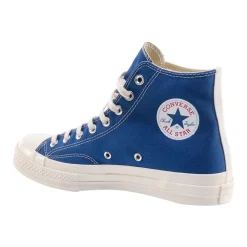 Hjemmesko^Comme des Garçons Canvas Sneakers med Lateralt Print Blå