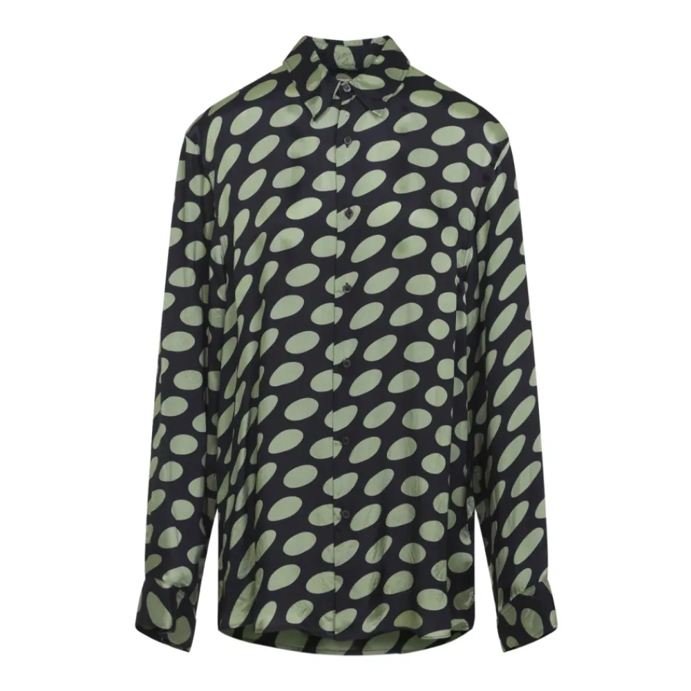 Skjorter^Dries Van Noten Caper Printed Shirt Multifarvet