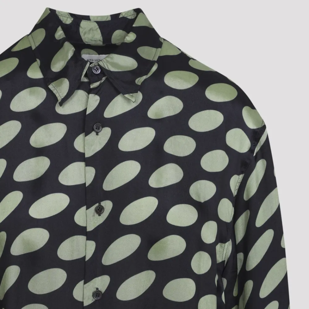 Skjorter^Dries Van Noten Caper Printed Shirt Multifarvet
