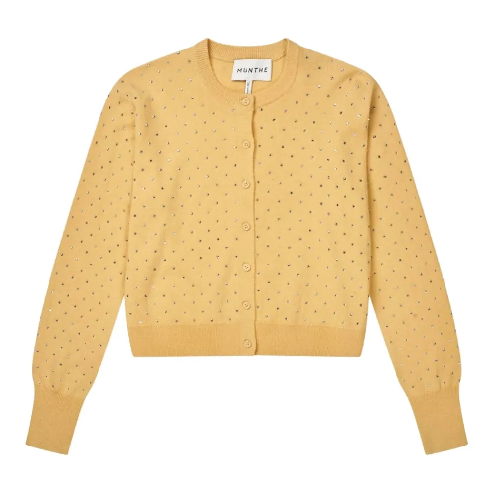 Striktrøjer & Sweatere<Munthe Cardigan Gul