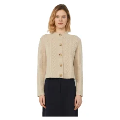 Striktrøjer & Sweatere<Weekend Max Mara Cardigan Kjole Beige