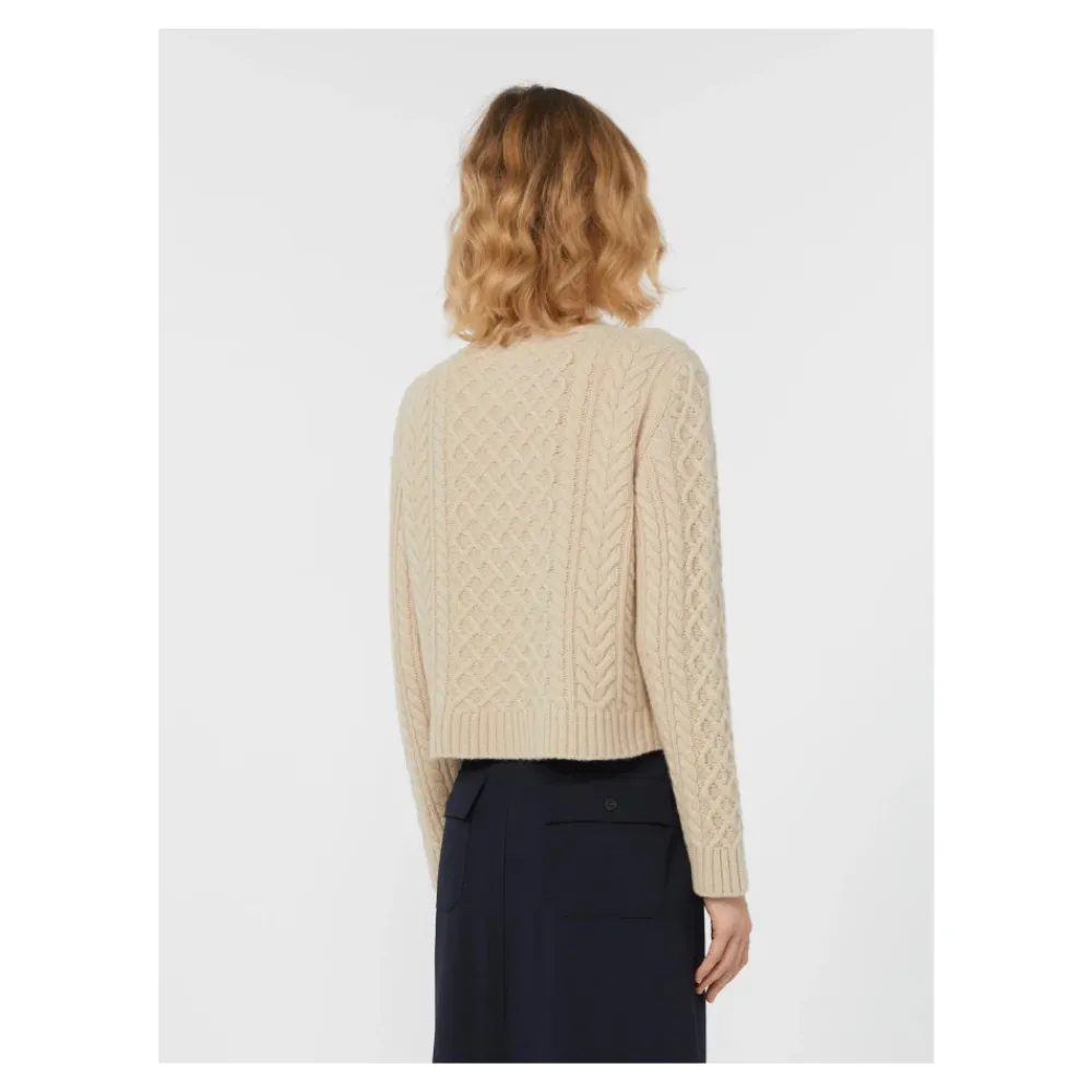 Striktrøjer & Sweatere<Weekend Max Mara Cardigan Kjole Beige