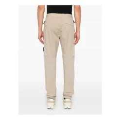 Bukser<Stone Island Cargo bukser i bomuld stretch Beige