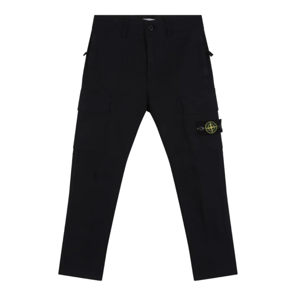 Underdele<Stone Island Cargo Pocket Trousers Sort