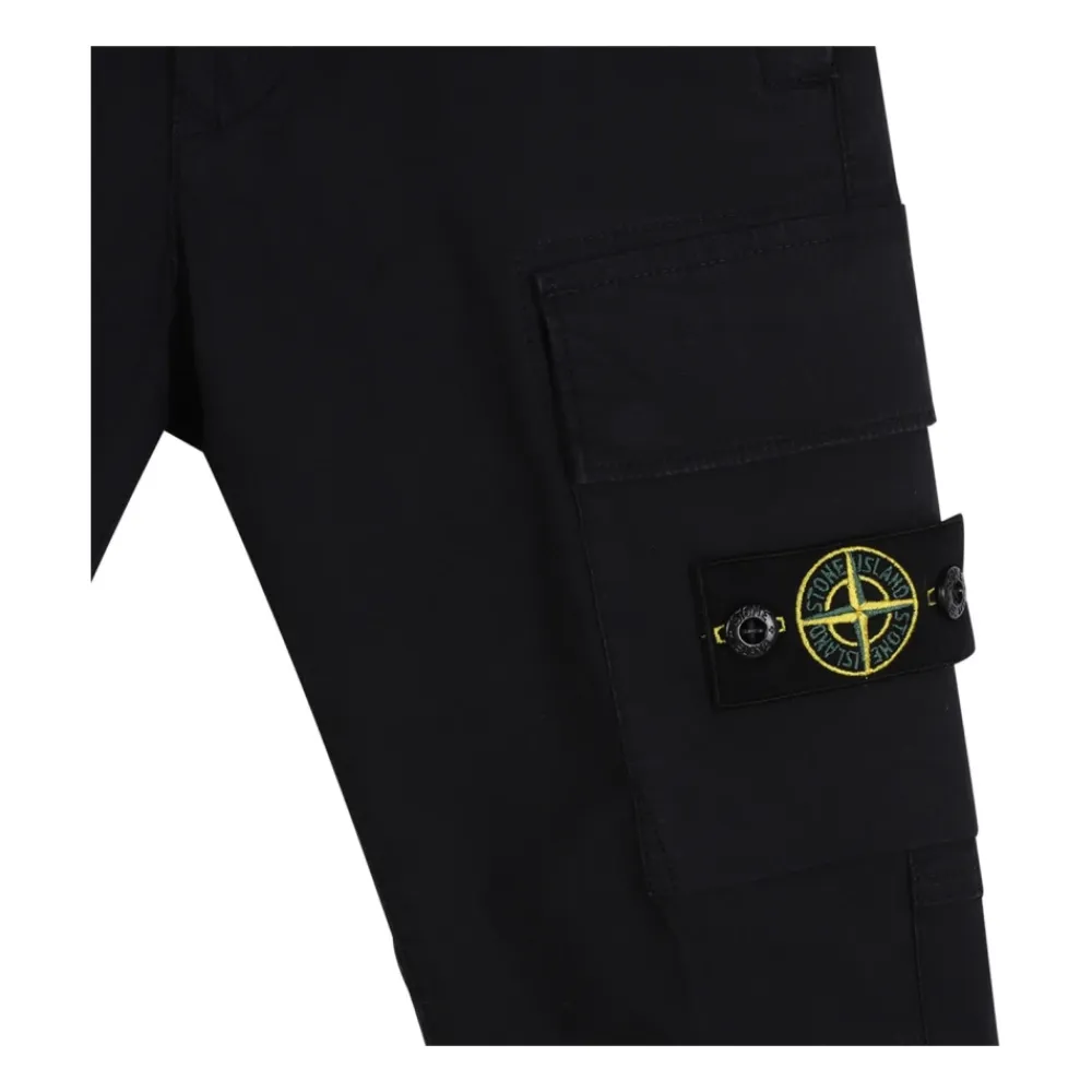 Underdele<Stone Island Cargo Pocket Trousers Sort