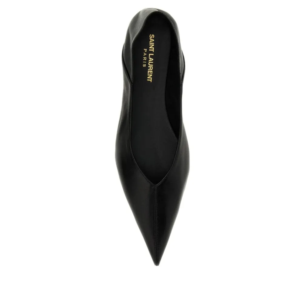 Ballerina Sko^Saint Laurent Carolyn Ballerina Sko Sort