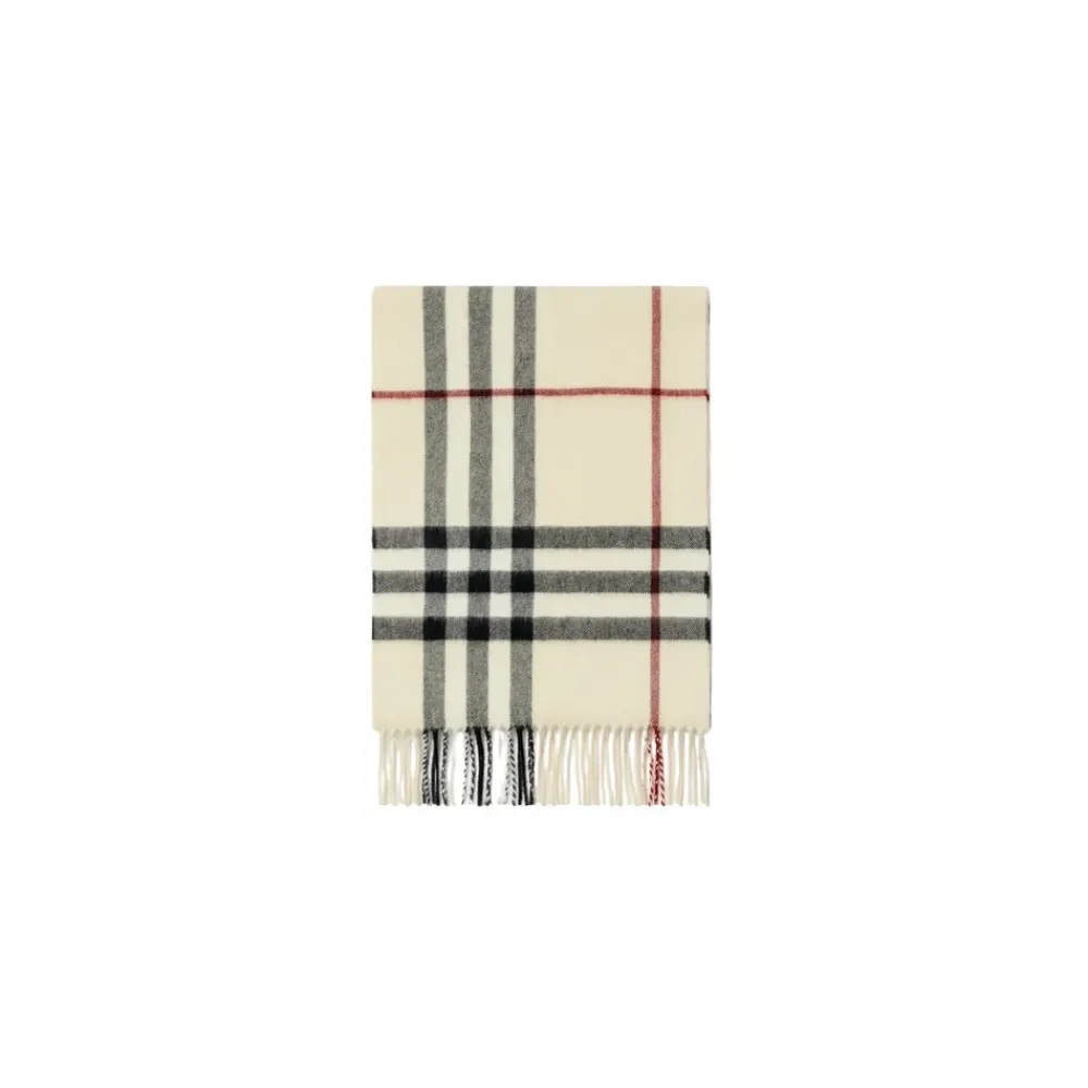 Tørklæder<Burberry Cashmere Scarf Beige