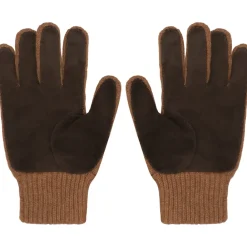 Handsker<Moorer Cashmere Strikket Handsker Brun
