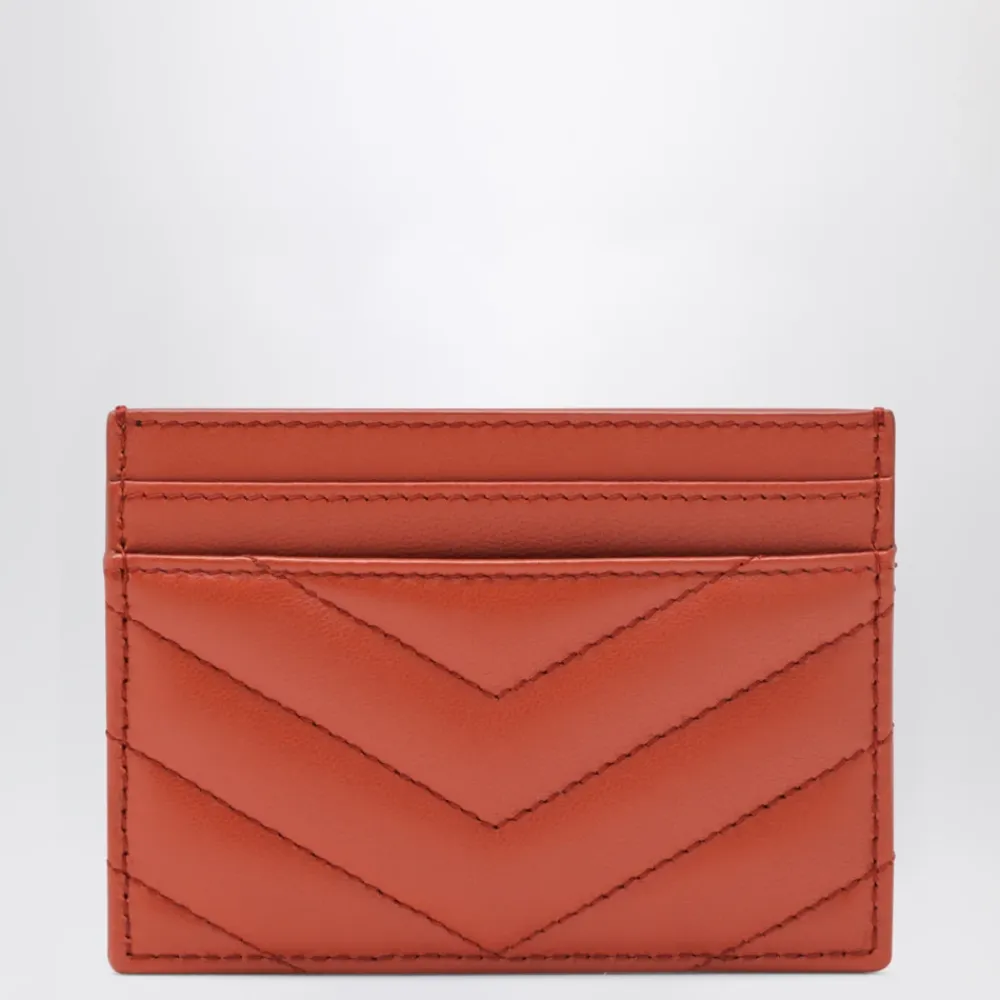 Punge & Kortholder<Saint Laurent Cassandre Card Case Orange