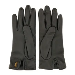 Handsker^Saint Laurent Cassandre Short Gloves Sort