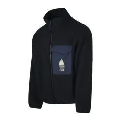 Fleece<Maison Kitsuné Casual Fleece Jakke Sort