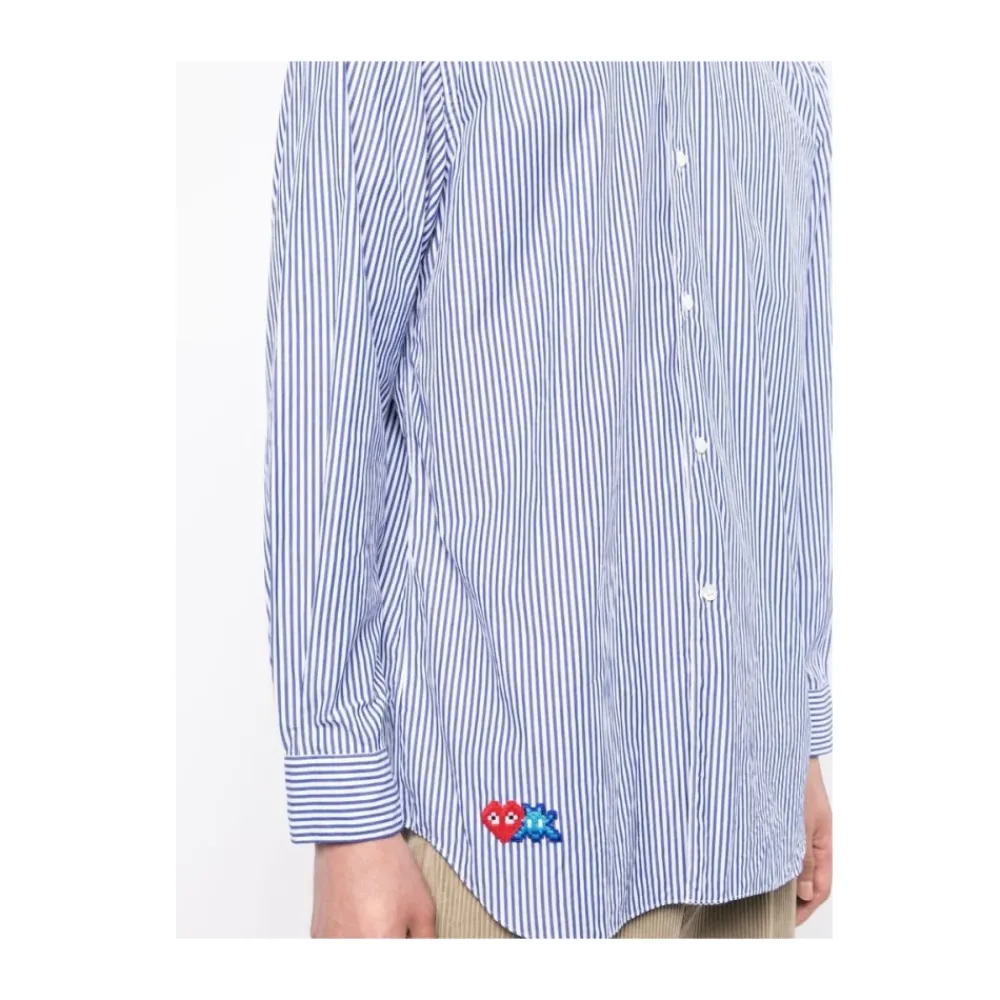 Skjorter<Comme des Garçons Play Casual Skjorte Blå