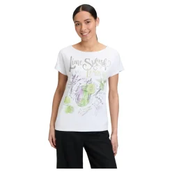 T-Shirts^Betty Barclay Casual Statement Shirt med U-båd Halsudskæring Hvid