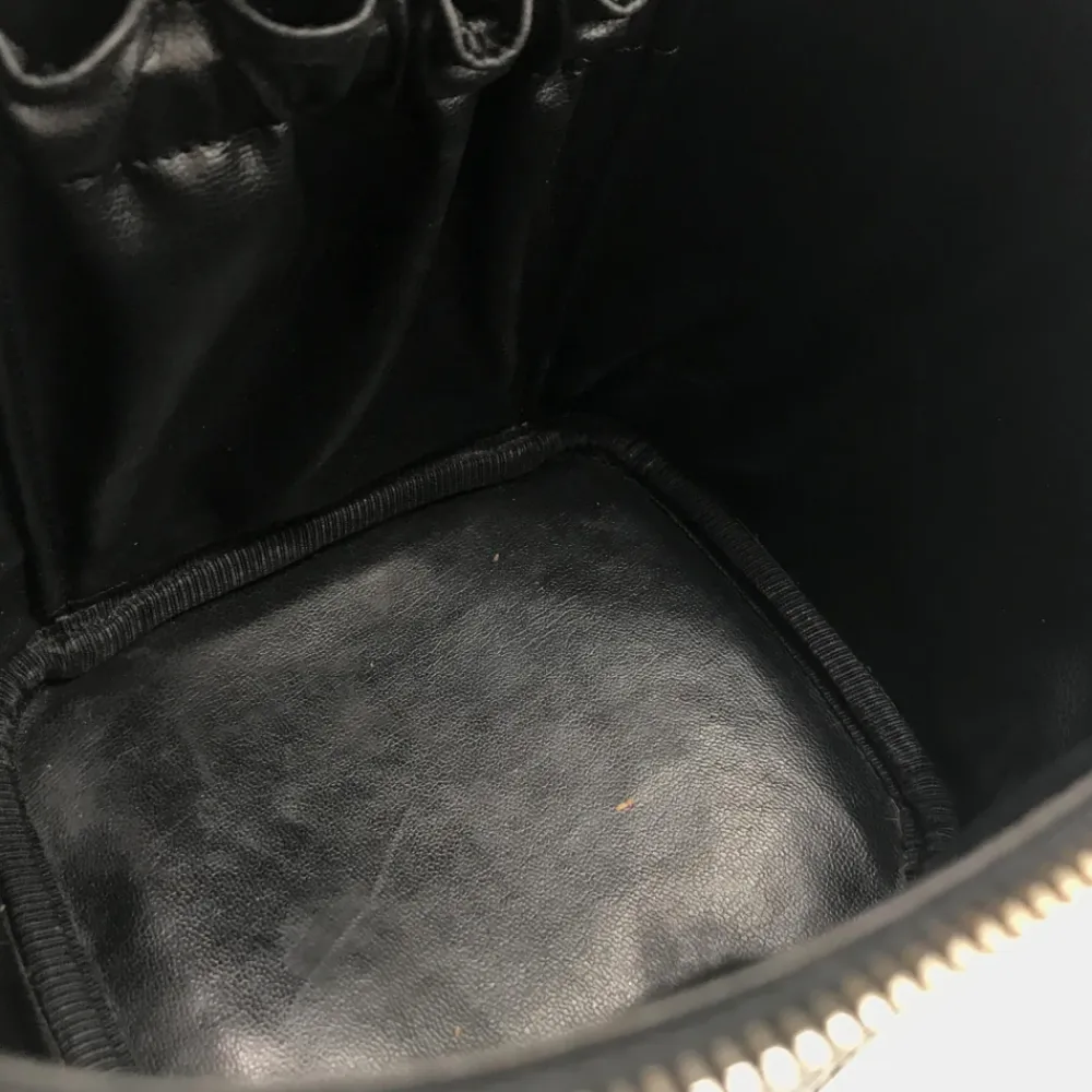 Håndtasker<Chanel Caviar Leather Vanity Håndtaske Sort