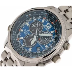 Ure^CITIZEN CB5850-80L - Crono Pilot Super Titanium Blå