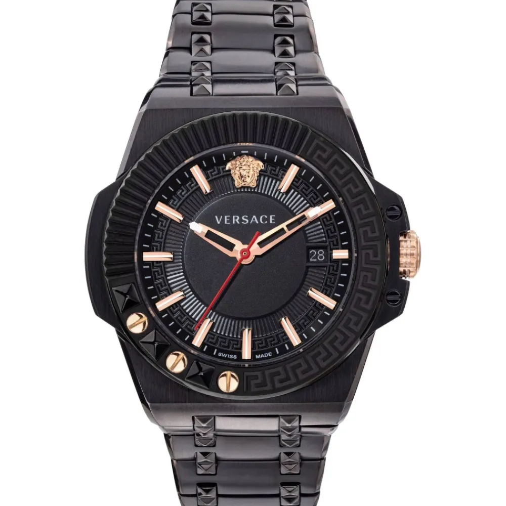 Ure<Versace Chain Reaction Herreur Sort