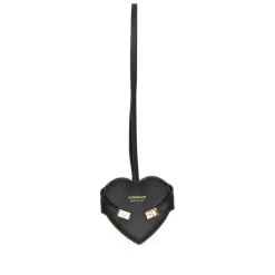 Tilbehør Til Tasker<Ferragamo Charm Cuore Spejl Taskevedhæng Sort