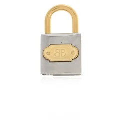 Tilbehør Til Tasker^Balenciaga Charm/Keychain BB Hængelås Grå
