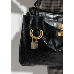 Tilbehør Til Tasker^Balenciaga Charm/Keychain BB Hængelås Grå