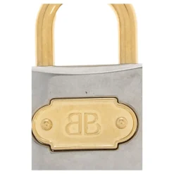 Tilbehør Til Tasker^Balenciaga Charm/Keychain BB Hængelås Grå