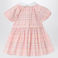 Bodystocking & Sæt^Burberry Check Bomuldskjole med Bloomers Pink