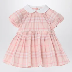 Bodystocking & Sæt^Burberry Check Bomuldskjole med Bloomers Pink