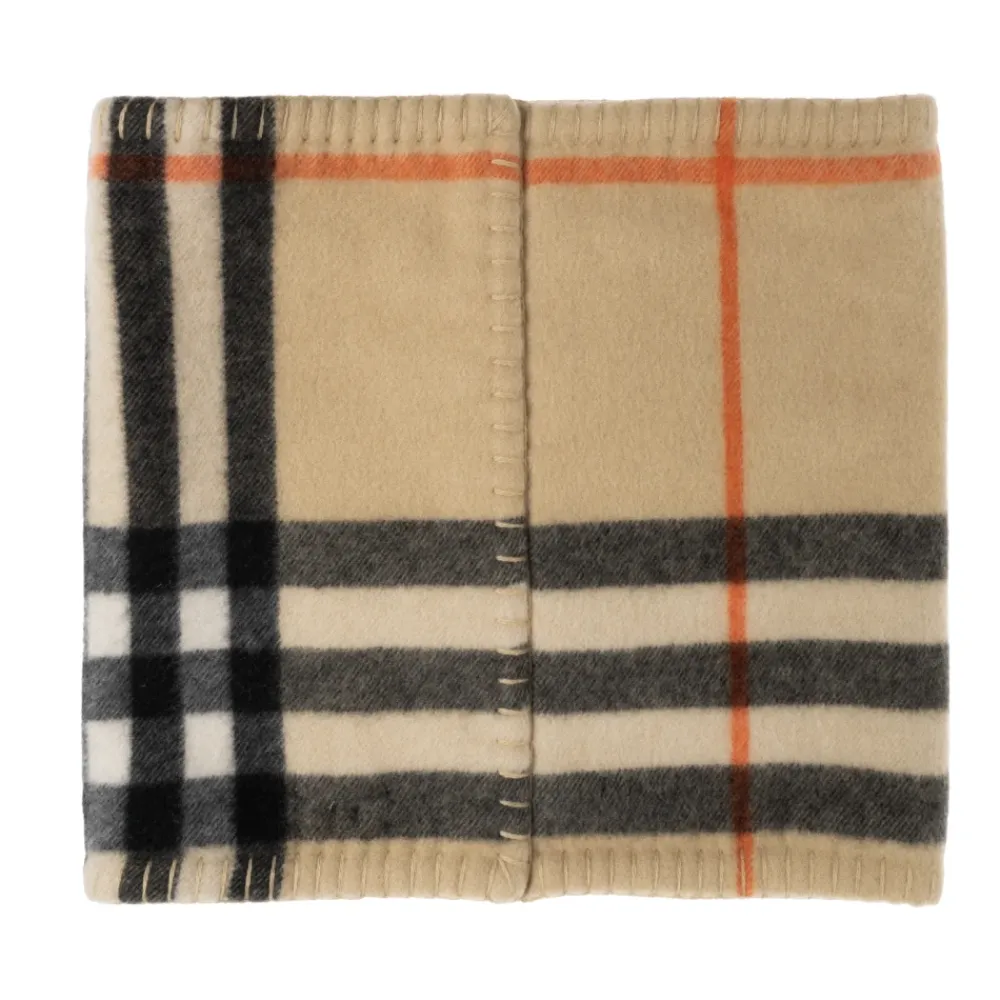 Halstørklæder Og Tørklæder|Tørklæder^Burberry Check Cashmere Snood Beige