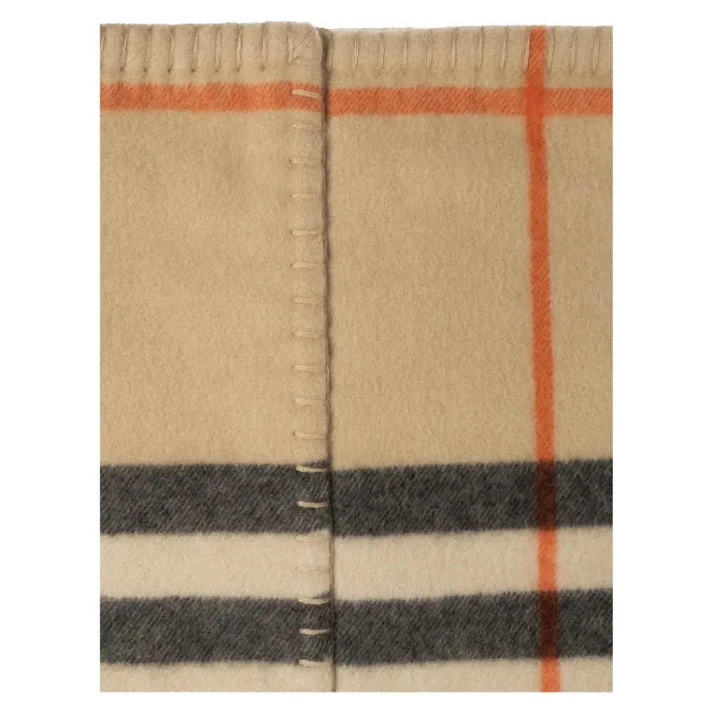 Halstørklæder Og Tørklæder|Tørklæder^Burberry Check Cashmere Snood Beige