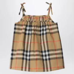 Bodystocking & Sæt<Burberry Check Cotton Dress Multifarvet
