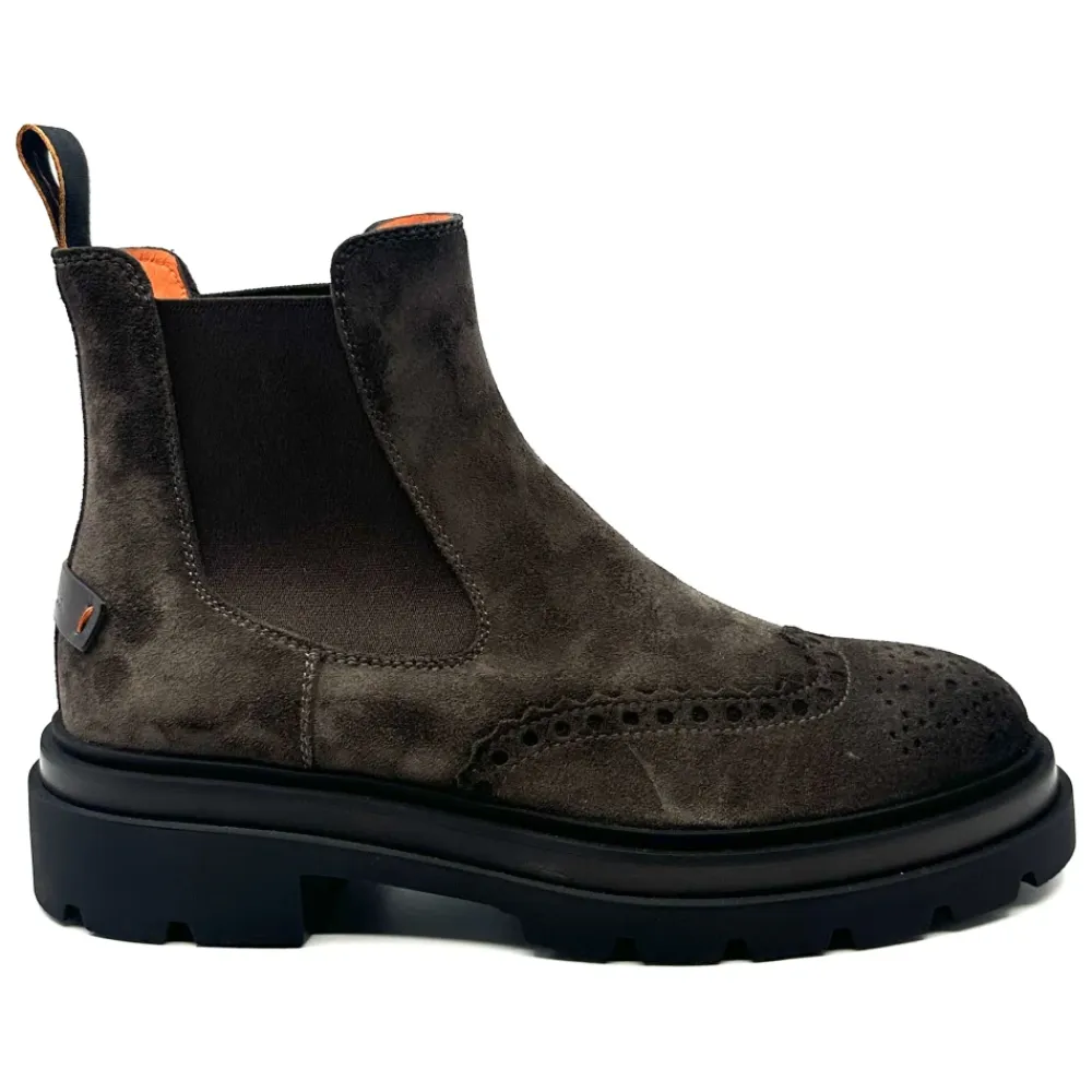 Chelsea Boots^Santoni Chelsea Boots Brun
