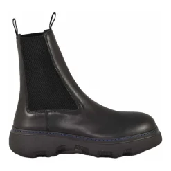 Chelsea Boots^Burberry Chelsea Creeper Støvler i Læder Sort
