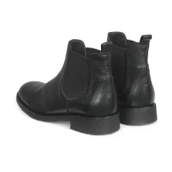 Chelsea Boots<Angulus Chelsea Støvle m. Elastik 7287 Sort