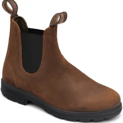 Chelsea Boots^Blundstone Chelsea støvler i læder Brun