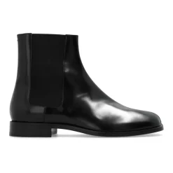 Chelsea Boots|Støvler<Maison Margiela Chelsea støvler med Tabi tå Sort