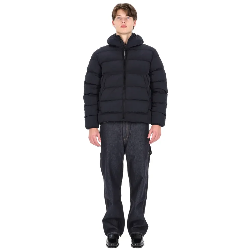 Jakker^C.P. Company Chrome-R Full Button Jacket Blå