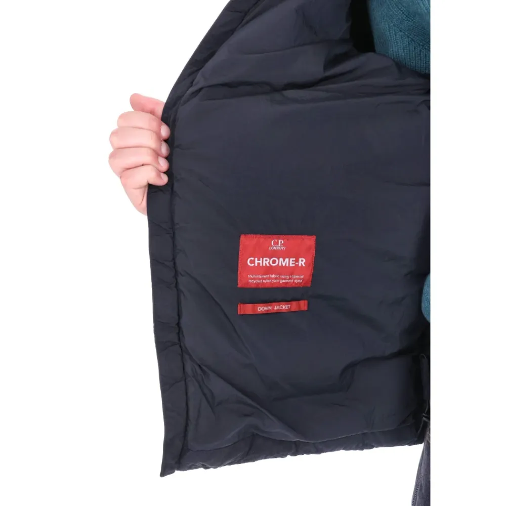 Jakker^C.P. Company Chrome-R Full Button Jacket Blå