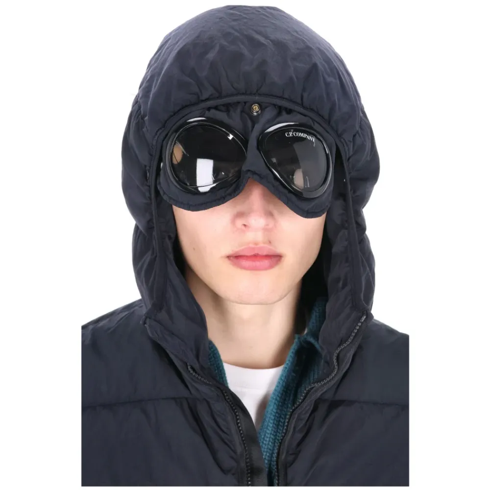 Jakker^C.P. Company Chrome-R Full Button Jacket Blå