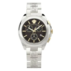Ure<Versace Chrono Lady Rustfrit Stål Ur Grå