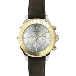 Ure<Versace Chrono Signature Watch Brun