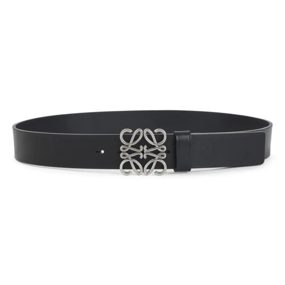 Bælter^Loewe Chunky Anagram 4Cm Bælte Sort