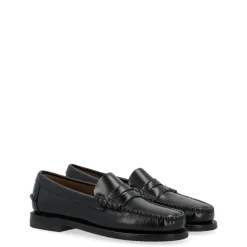 Loafers<Sebago Classic Dan Moccasin Sort