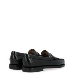 Loafers<Sebago Classic Dan Moccasin Sort