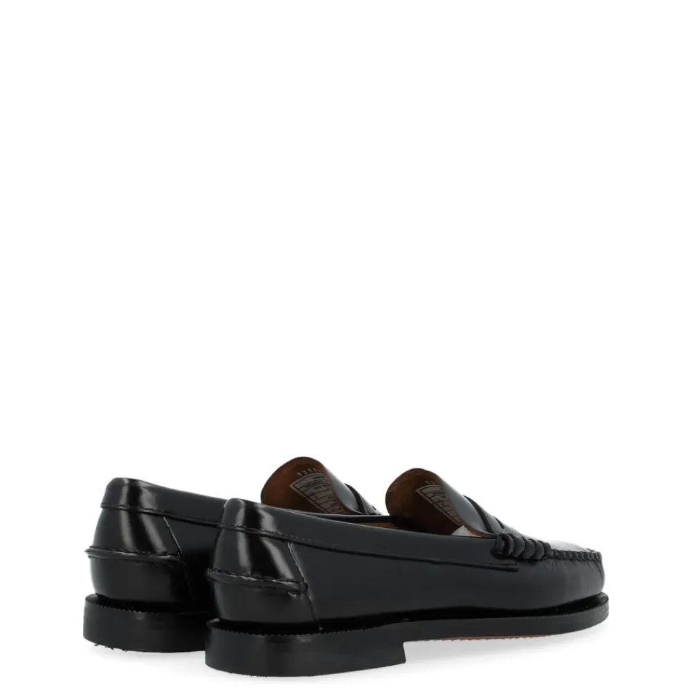 Loafers<Sebago Classic Dan Moccasin Sort