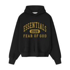 Trøjer^Fear Of God Classic Fleece Hoodie Sort