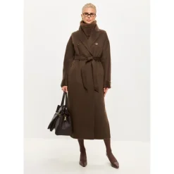 Frakker^Cesare Gaspari Classic Luxe Lang Frakke Rosie Brun