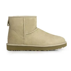 Vinterstøvler<UGG Classic Mini II Læderstøvler Beige