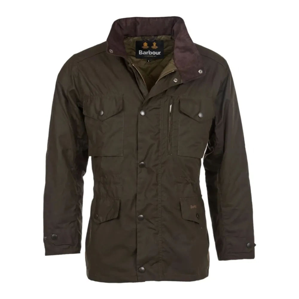 Jakker<Barbour Classic Sapper Vaxjakke Grøn