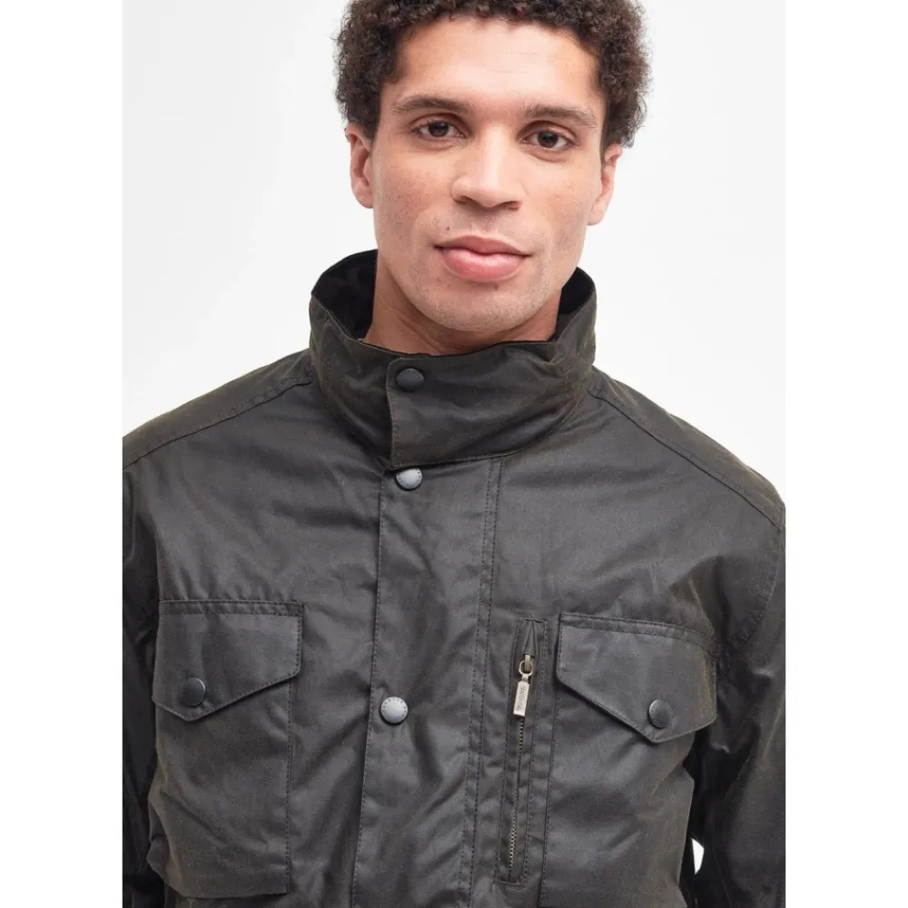 Jakker<Barbour Classic Sapper Vaxjakke Grøn